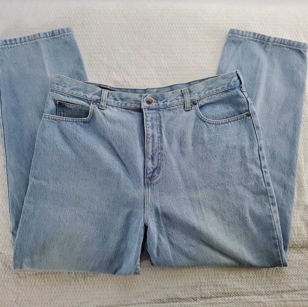 Lands End Vintage Plus Size Straight Fit Jeans 18R